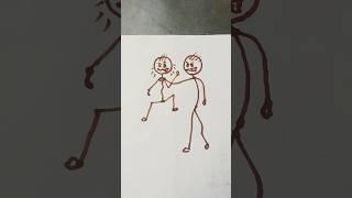 #stickman are angry  mud#art #youtubeshorts #drawing #viral #shorts