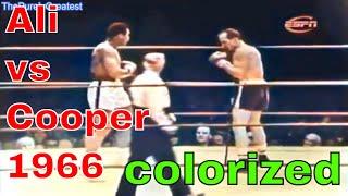 Muhammad Ali vs Henry Cooper 2 1966 rematch - colorized