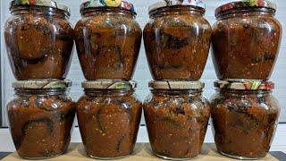 БАКЛАЖАНЫ жареные ОСТРЫЕ с чесноком на зиму. Закуска из баклажанов По Грузински покорившая миллионы