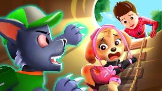 ROCKY Become WEREWOLF? Spider-man RYDER Please Save Skye! - Very Sad Story | Paw Patrol 3D Animation