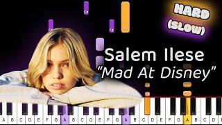 Learn To Play Mad At Disney Salem Ilese on Piano! (Hard) SLOW 50% Speed