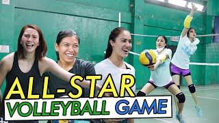 Playing Volleyball by Alex Gonzaga