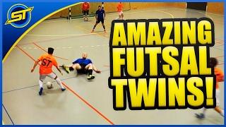 Futsal Skills You Never Seen Before By TWINS!  Ronaldo/Neymar/Falcao/SkillTwins Skills