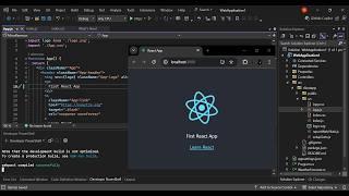 React and ASP.Net Core Web API App with Visual Studio 2022