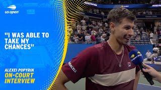 Alexei Popyrin On-Court Interview | 2024 US Open Round 3