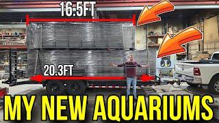 Bringing home my New Giant Aquariums!!! The Buildout Starts now!