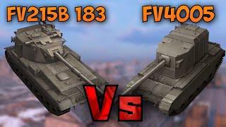 НА ЗАБИВ#26 | Какая БАБАХА лучше | FV215b 183 или FV4005 | WoT Blitz | Zlobina Liza