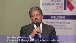 We have invested in a state of the art aero structure plant in Bangalore , Anand Mahindra