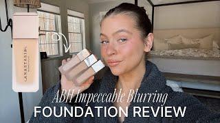 Anastasia Beverly Hills Impeccable Foundation Review: wear test