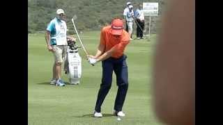 Sergio Garcia Golf Swing - Iron, Slow Motion, Volvo World Matchplay, Face On