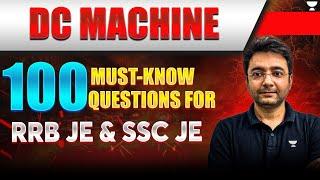 #1 DC Machine - 100 Must-Know Questions for RRB JE & SSC JE | Pawan Chandani