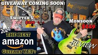 Leo Jaymz Monsoon & Swifter V Guitar Review: Unbelievably  Cheap AMAZON  Guitars! 