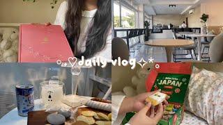 DAILY VLOG  univlog, tokyotreat and sakuraco, unboxing, studying 