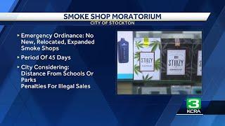 Stockton puts moratorium on new smoke shops, cites illegal activity