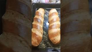 Батон дома за 2 часа.#хлеб#батон #выпечка #тесто #bread #хліб #паляниця