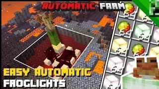 Minecraft Bedrock Edition: AUTOMATIC FROGLIGHT FARM! - Easy 1.20 Tutorial#minecraft #kmanssgamer