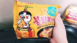 HOW TO MAKE SAMYANG CHEESE BULDAK NOODLE!!