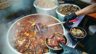 Amazing! Korean master’s amazing skill of making rice soup / Korean street food