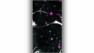 Template Video Background Full Screen | Ink Splash Star Effect | Black Screen Kinemaster Template