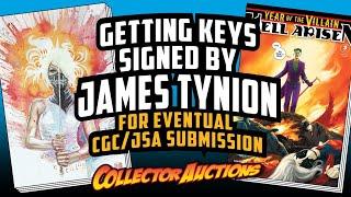 Getting Key Comics Signed by James Tynion for CGC Submission