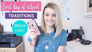 First Day of Homeschool Traditions MEGA LIST! | Homeschool | Home School | Homeschooling