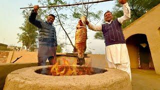 A Huge Fish Cooked in a Big Tandoor | HOW TO MAKE A TANDOOR OVEN ? | Fish Day in the Village