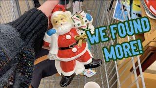 Thrift With Us! For Vintage Christmas Decorations!