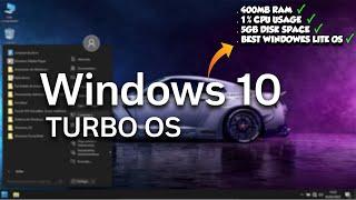 WINDOWS 10 LITE TUROBO OS FOR LOW END PC  | NO LATENCIES AND FPS DROP| FULL OPTIMIZED - SMOOTH FPS