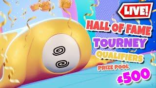 LIVE FALL GUYS RANKED HALL OF FAME CUSTOMS - TOURNEY QUALIFIERS RANK UP YOUR LEVEL NOV 3/4 !TOURNEY