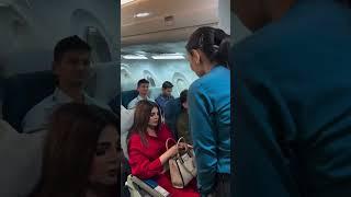 Journey with the Rakhi Sawant in our flight!