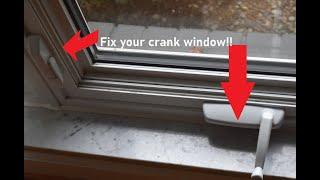 Crank / Casement Window Will Not Close - EASY DIY REPAIR