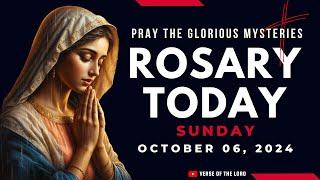 HOLY ROSARY SUNDAY ️ Rosary Today - October 06 ️ Glorious Mysteries