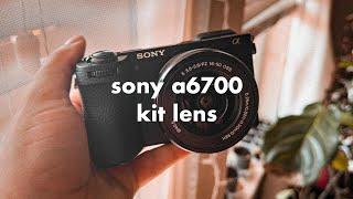 a day with the sony a6700 + 16-50mm kit lens