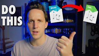 How to Convert Finale Files to MusicXML (do this ASAP)