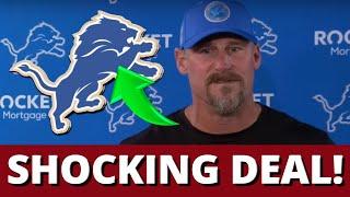 BREAKING! LIONS MAKE SHOCKING DEAL NO ONE EXPECTED! SURPRISING! DETROIT LIONS NEWS