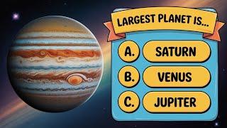  The Planet Quiz: Test Your Solar System Knowledge! ️🪐