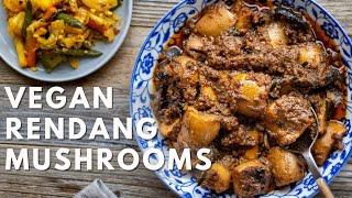 How to make Vegan Rendang, super TASTY! - 素杏鲍菇仁当, 很下饭, 超级美味!!