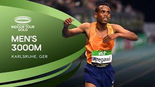 Aregawi runs 7:26.20 (5th fastest time ever) to win 3000m | World Indoor Tour Gold Karlsruhe 2022