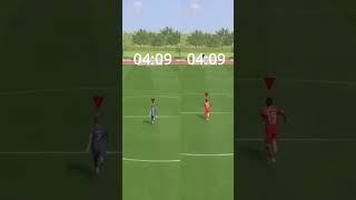 MBAPPE VS ALPHONO DAVIES PACE TEST ON FIFA 23 #footballshorts #fifa #fifashorts #trendingshorts