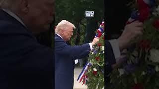 President Donald Trump Lays Wreath at Tomb of the Unknown Solider