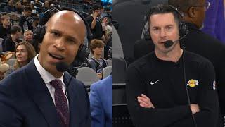 JJ Redick did NOT want to do this ESPN halftime interview with Richard Jefferson 