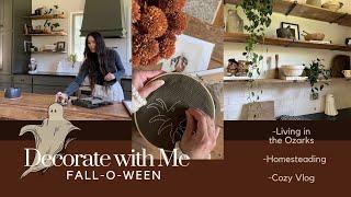 Vintage Cozy Autumn Kitchen | Homemaking | Big Family Life in the Ozarks Vlog