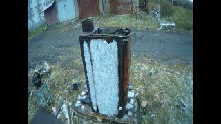Котел длительного горения по совместительству коптильня.