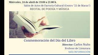 Recital de poesía y música por el Día del Libro