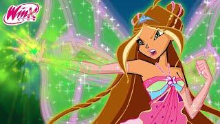 Winx Club - Flora's power: all her flower SPELLS 