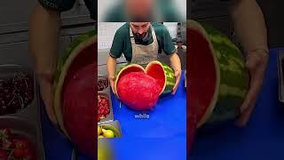 A Genius Method to Cut a Watermelon