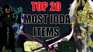 AQW Top 20 Most IoDA Items 2025 | Popular Community Picks
