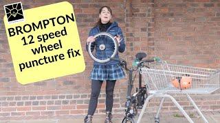 Brompton 12 speed wheel removal / installation