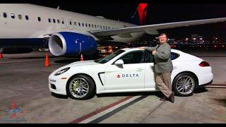 Delta Air Lines Porsche Gate to Gate Private Car Transfer Service Review - Can you request it?