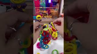 Super Loom! Make bracelets or keychains! #loom #superloom #keychains #bracelets #asmr #shorts